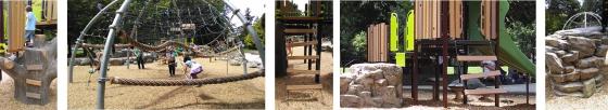 Woodland Park playground by landscape structures